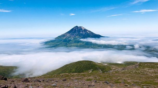 Вулкан малый семячик на карте