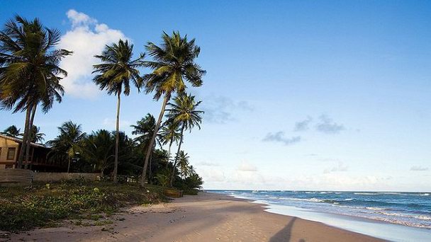 Пляж Itaсimirim в Баии