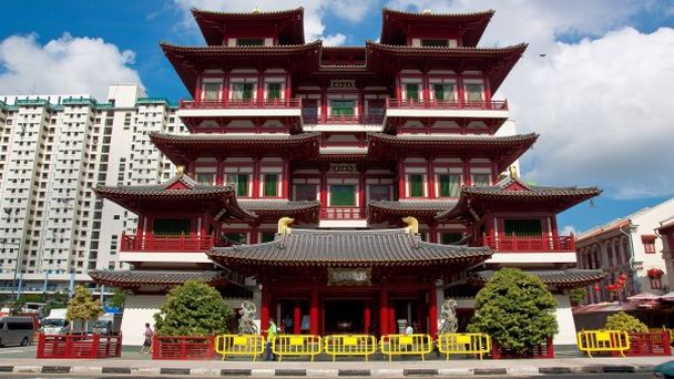 Храм Священного Зуба Будды в Сингапуре