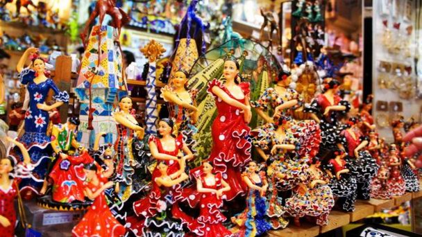 Барселона.Магазин сувениров