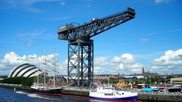 Кран Finnieston в Шотландии