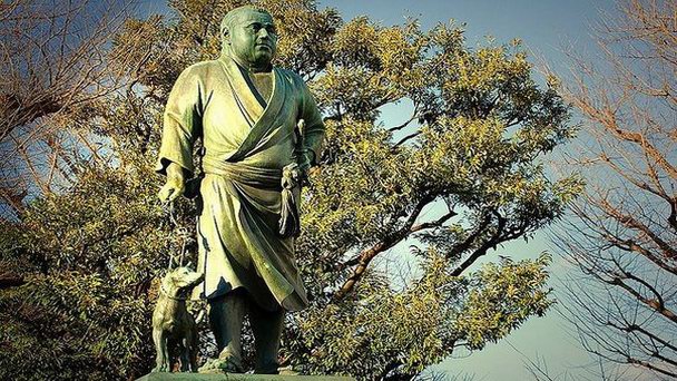 Статуя Сайго Такамори в Токио