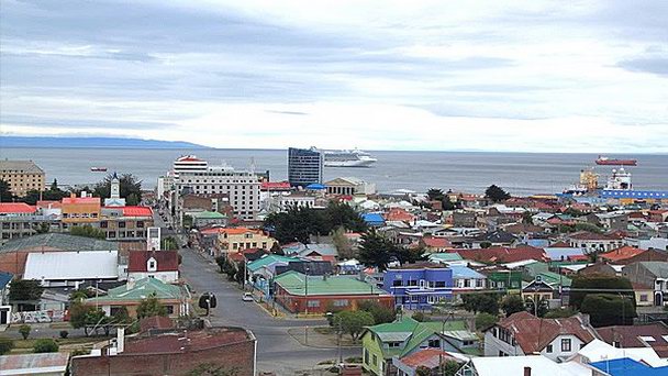 Города Пунта-Аренас в Южной Патагонии