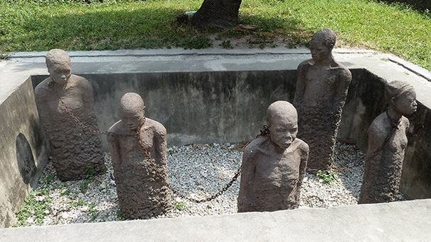 Площадь работорговли в Стоун-Тауне в Занзибаре