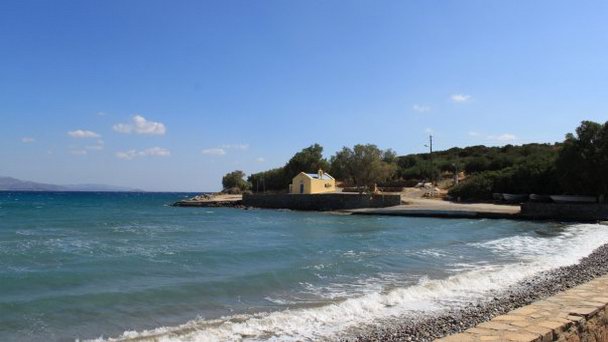 Пляж Святого Пантелеймона на Острове Крит Пляж Святого Пантелеймона на Острове Крит