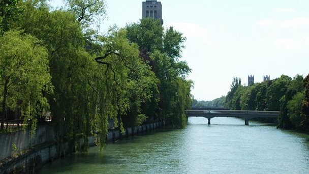 Река Изар в Баварии