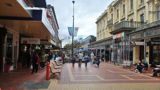 Улица Cuba в Веллингтоне Улица Cuba в Веллингтоне