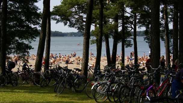 Пляж Хиетаниеми в Хельсинки