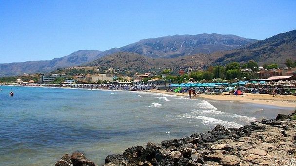 Пляж Георгиуполис на Острове Крит