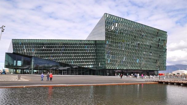 Концертный зал Харпа в Рейкьявике