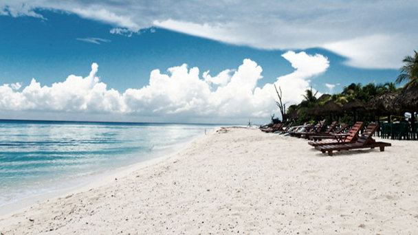 Пляж Паланкар в Канкуне Пляж Паланкар в Канкуне