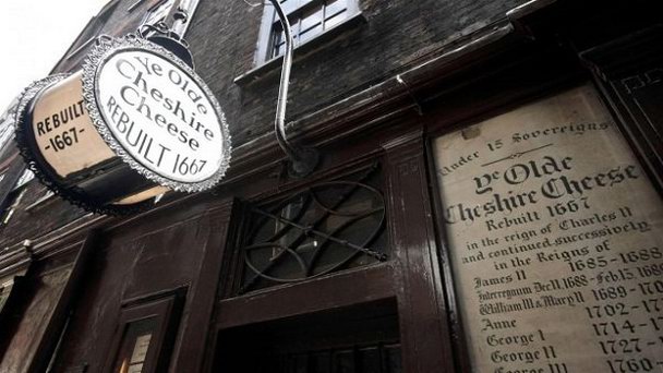 Паб Старый Чеширский сыр в Лондоне Паб Старый Чеширский сыр в Лондоне