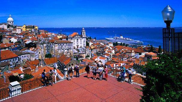 Район Алфама в Лиссабоне