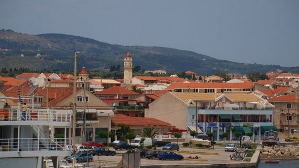 Набережная Ликсури на Кефалонии