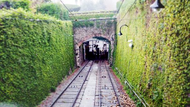 Фуникулер в Старый город в Бергамо