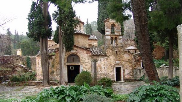 Монастырь Кесариани в Афинах