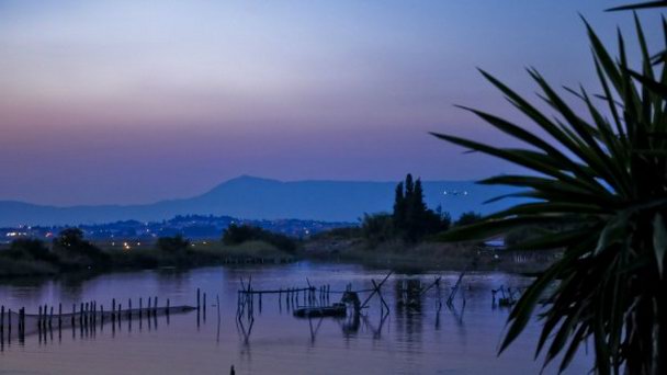 Озеро Халикопулу на Керкире