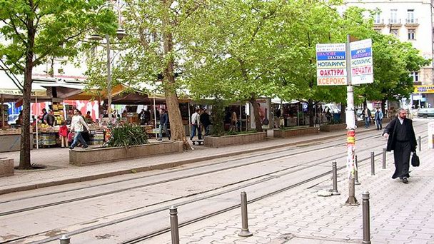 Площадь Славейкова в Софии