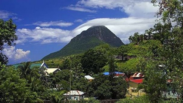 Город Шуазель в Сент Люсии Город Шуазель в Сент Люсии