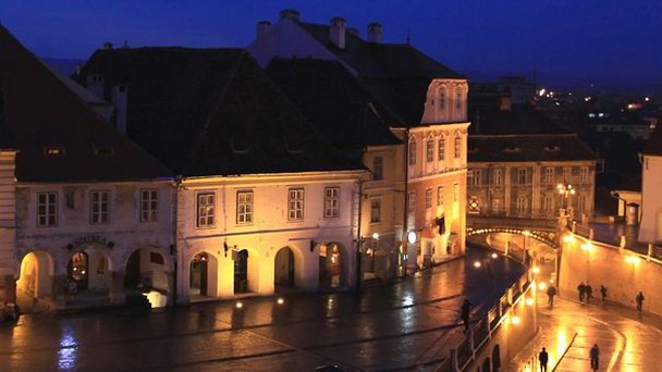 Площадь Пьяца Мика в Трансильвании