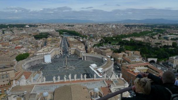 Смотровая площадка собора Святого Петра в Риме