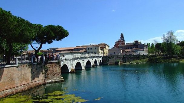 Река Рубикон в Римини