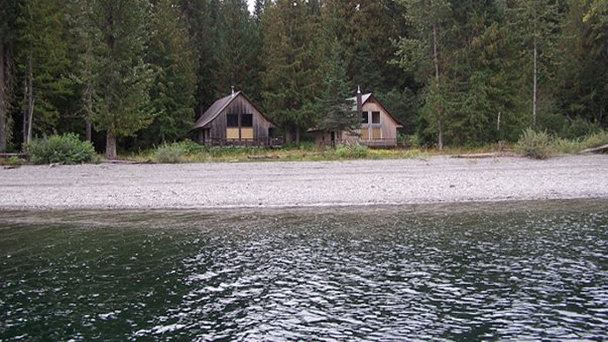 Озеро Квеснел в Британской Колумбии