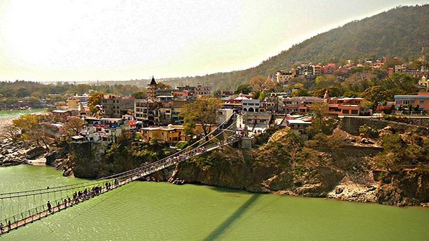 Мост Лакшман Джхула в Уттаракханде