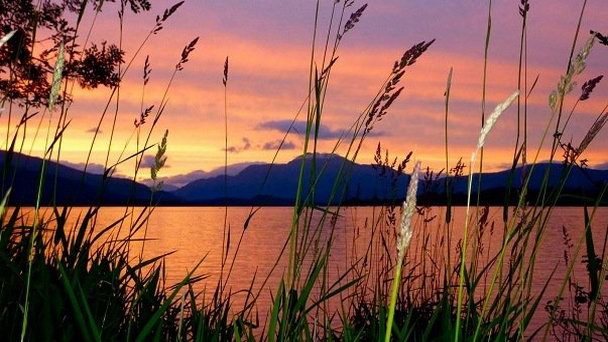 Озеро Лох-Ломонд в Шотландии