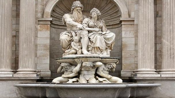 Фонтан Альбрехтсбрюннен в Вене