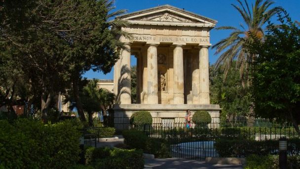 Нижние сады Барракка в Валетте