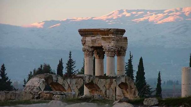 Город Омейядов в Анжаре в Бекаа