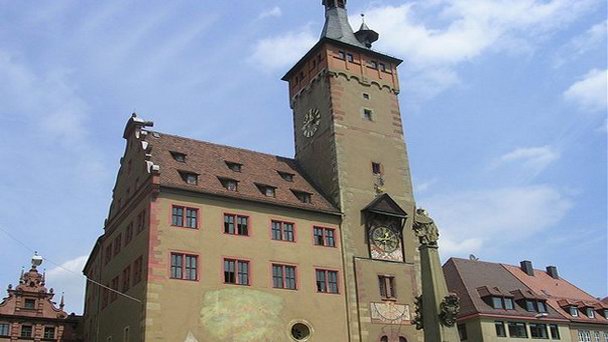 Ратуша Вюцбюрг в Баварии