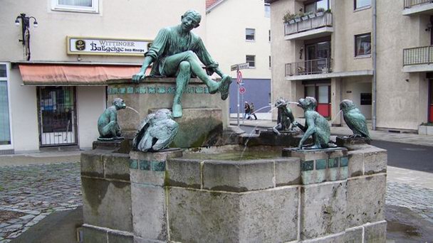 Фонтан Уленшпигеля в Нижней Саксонии