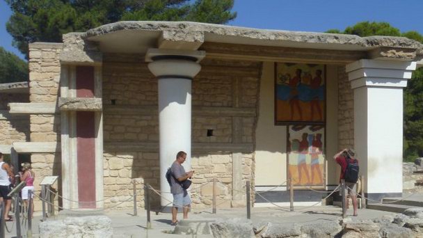 Коридор процессий в Кноссе на Острове Крит