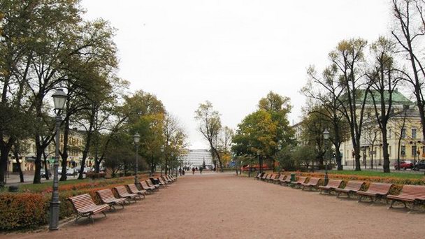 Парк Эспланада в Хельсинки