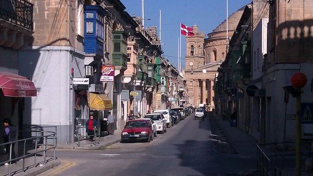 Моста-Роуд в Валетте Моста-Роуд в Валетте