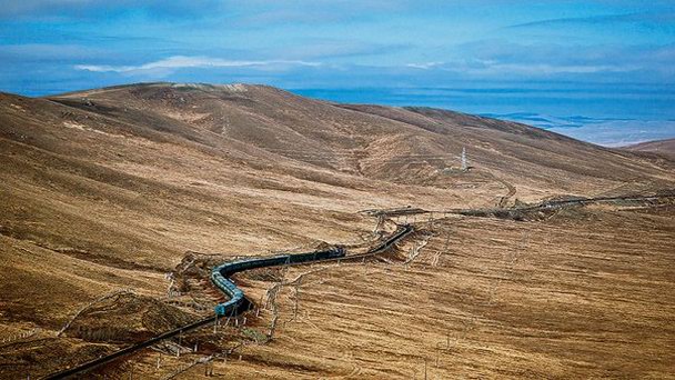 Трансмонгольская железная дорога в Улан-Баторе