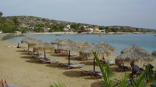 Пляж Маратхи на Острове Крит Пляж Маратхи на Острове Крит