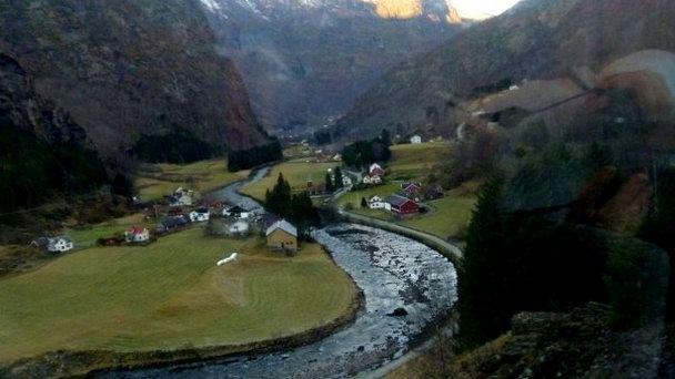 Фломская долина в Регионе Фьордов