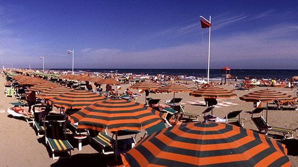 Пляж Марина Центро в Римини
