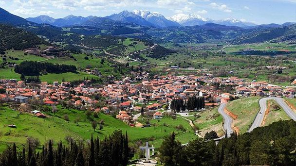 Горнолыжный курорт-деревня Калаврита на Пелопоннесе