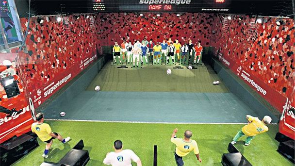 Футбольный аттракцион Соккер циркус в Дубае