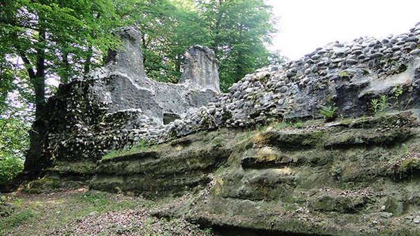 Развалины Грюненберг в Берне