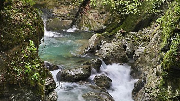 Толминское ущелье в Кобариде Толминское ущелье в Кобариде
