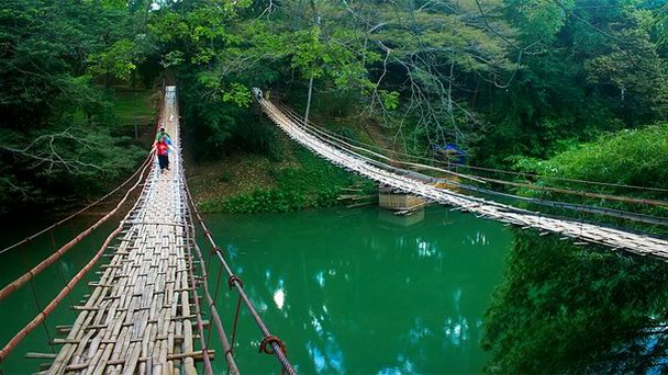 Бамбуковый Висячий Мост в Бохоле