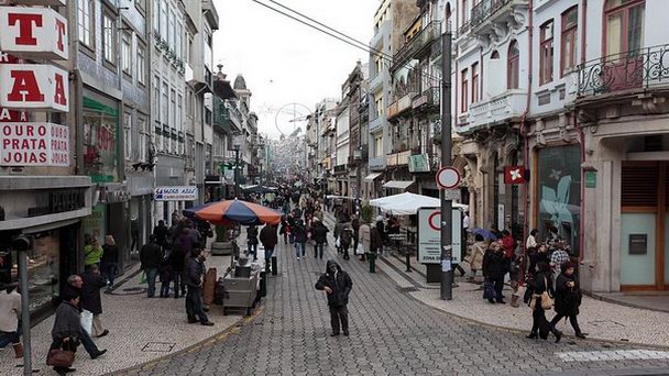 Улица Санта-Катарина в Порту