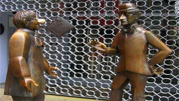 Памятник Двое из ларца в Кельне