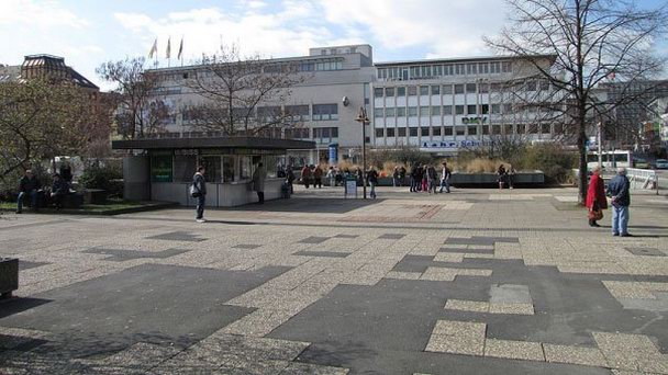 Центральная площадь Кобленца в Рейнланд-Пфальце