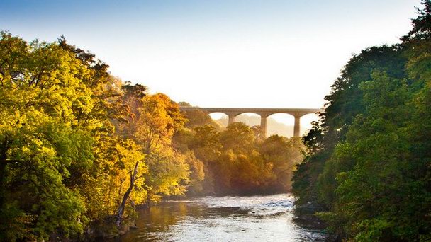 Акведук Понткисиллте в Уэльсе